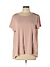 Ann Taylor LOFT Outlet Pink Short Sleeve Top Size L - photo 1