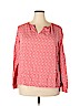 Gap 100% Cotton Pink Long Sleeve Blouse Size XXL - photo 1