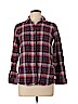 Splendid 100% Cotton Red Long Sleeve Button-Down Shirt Size M - photo 1