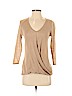 Brochu Walker Tan 3/4 Sleeve Top Size P (petite) - photo 1