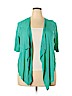 Lane Bryant 100% Rayon Teal Cardigan Size 18 - 20 Plus - photo 1