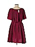 Cynthia Steffe 100% Silk Burgundy Casual Dress Size 10 - photo 2