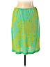 Michael Kors 100% Rayon Green Vintage Skirt Size 6 - photo 2