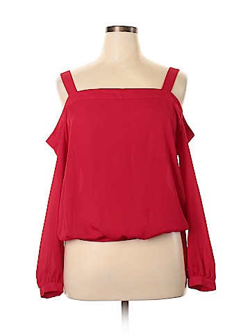 New York & Company Long Sleeve Blouse (view 1)