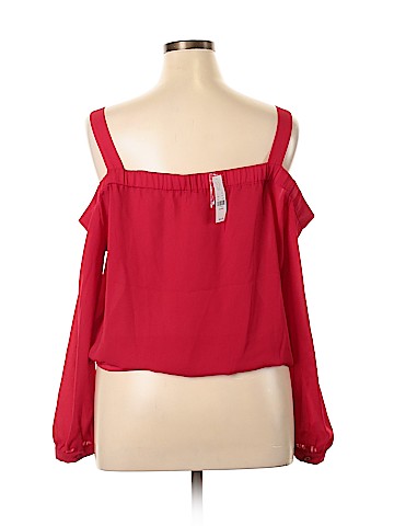 New York & Company Long Sleeve Blouse (view 2)