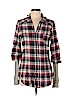 Splendid 100% Cotton Red Long Sleeve Button-Down Shirt Size M - photo 1