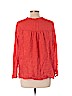 Lucky Brand 100% Rayon Red Long Sleeve Blouse Size L - photo 2
