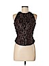 Carmen Marc Valvo Brown Sleeveless Blouse Size 6 - photo 1