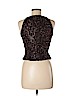 Carmen Marc Valvo Brown Sleeveless Blouse Size 6 - photo 2