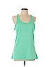 Nike 100% Polyester Teal Active Tank Size L - photo 1