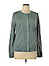 Banana Republic Blue Silk Cardigan Size XL - photo 1