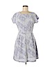 Renee C. White Casual Dress Size L (petite) - photo 1