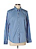Eddie Bauer Blue Long Sleeve Button-Down Shirt Size XL - photo 1
