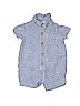 Carter's 100% Cotton Blue Short Sleeve Outfit 0-3 MO / 3 MO - photo 1
