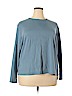 Nina Leonard 100% Acrylic Blue Pullover Sweater Size 1X - photo 1