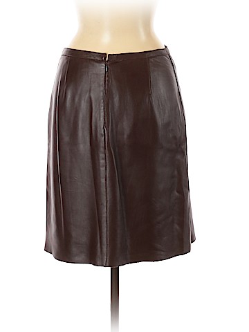 Ralph Lauren Collection Leather Skirt (view 2)