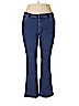 Woman Within 100% Cotton Blue Jeans Size 18 - photo 1