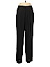 Armani Collezioni 100% Virgin Wool Black Wool Pants Size 12 - photo 1