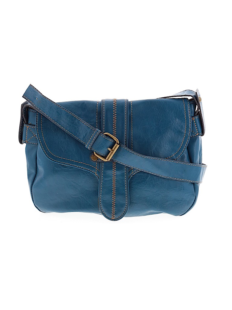 Axcess 100% Polyurethane Blue Crossbody Bag One Size - photo 1
