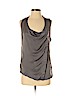 Helmut Lang 100% Polyester Gray Sleeveless Blouse Size S - photo 1