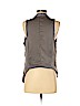 Helmut Lang 100% Polyester Gray Sleeveless Blouse Size S - photo 2