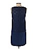 Tibi 100% Silk Blue Casual Dress Size 4 - photo 2