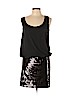 DKNY 100% Polyester Black Cocktail Dress Size M - photo 1