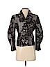 Carolina Herrera 100% Silk Brown Jacket Size 4 - photo 1