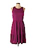 Old Navy Pink Casual Dress Size L (petite) - photo 1