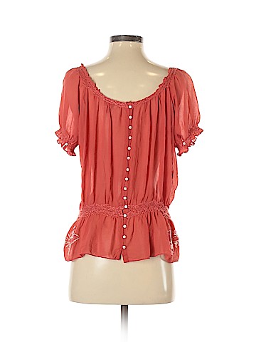 Joie Short Sleeve Silk Top (view 2)