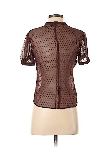 Trina Turk Short Sleeve Silk Top (view 2)