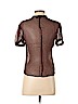 Trina Turk 100% Silk Brown Short Sleeve Silk Top Size S - photo 2