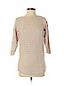 J. McLaughlin 100% Cotton Tan Pullover Sweater Size XS - photo 1
