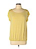 Ann Taylor LOFT Yellow Sleeveless Top Size L (petite) - photo 1