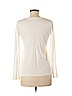 Ann Taylor LOFT 100% Cotton White Long Sleeve T-Shirt Size M - photo 2