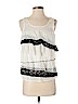 Ann Taylor LOFT Outlet 100% Cotton Ivory Sleeveless Blouse Size S (petite) - photo 1