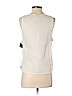 Ann Taylor LOFT Outlet 100% Cotton Ivory Sleeveless Blouse Size S (petite) - photo 2