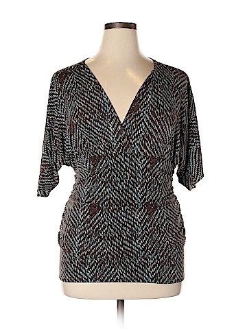 BCBGMAXAZRIA Short Sleeve Top (view 1)