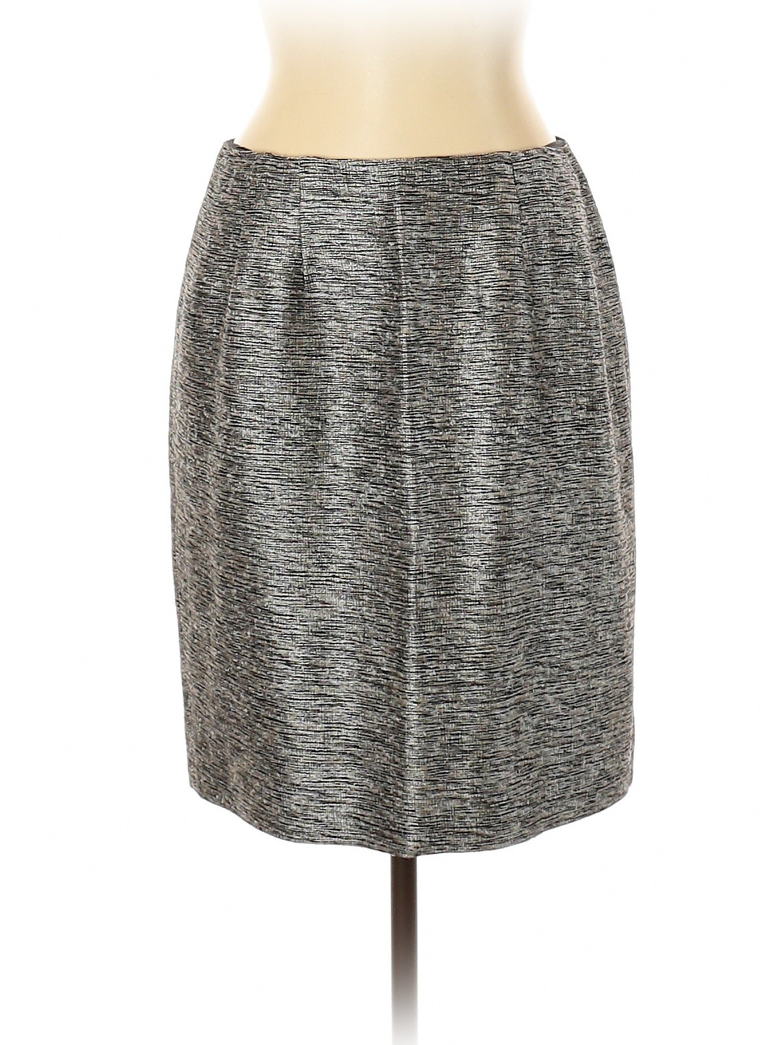 Doncaster Women Gray Silk Skirt 12 | eBay