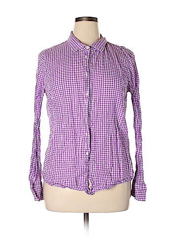 J. Crew Factory Store Long Sleeve Button-Down Shirt (view 1)