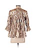 By Francine Gold 3/4 Sleeve Silk Top Size S - photo 2
