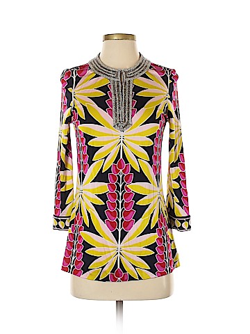 Tory Burch 3/4 Sleeve Silk Top (view 1)