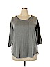 Lane Bryant Gray 3/4 Sleeve T-Shirt Size 18 - 20 Plus - photo 1