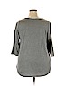 Lane Bryant Gray 3/4 Sleeve T-Shirt Size 18 - 20 Plus - photo 2