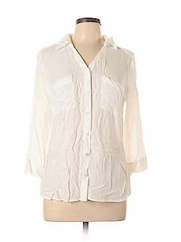 a.n.a. A New Approach 3/4 Sleeve Blouse (view 1)