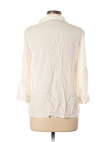 a.n.a. A New Approach 3/4 Sleeve Blouse (view 2)