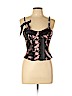 Christian Lacroix Black Sleeveless Silk Top Size EU 42 / US 12 - photo 1