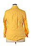 Jones New York 100% Linen Yellow Long Sleeve Button-Down Shirt Size 1X - photo 2