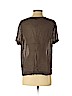 Vince. 100% Polyester Brown Short Sleeve Blouse Size S - photo 2