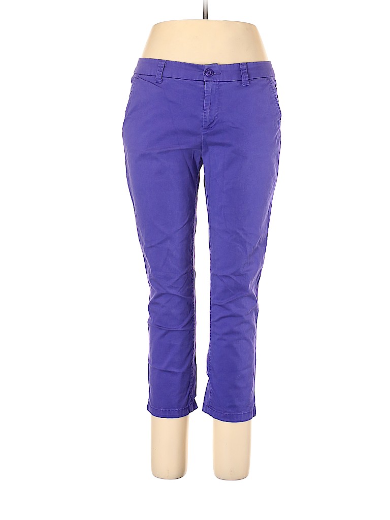 Jcpenney Solid Purple Khakis Size 12 - 58% off | thredUP